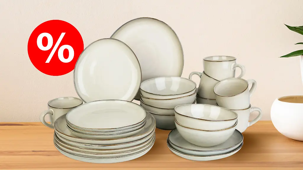 Steinzeug-Geschirr: Designer-Alternative im Lidl-Angebot