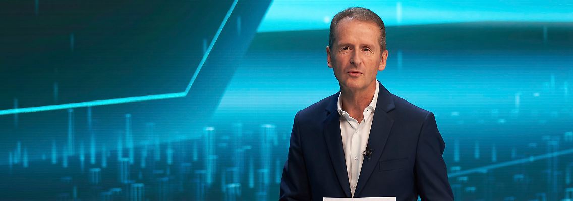 Auf dem Power Day verkündet VW-Chef Herbert Diess die Zukunftspläne für den Konzern. Verbrennungsmotoren spielen hier keine Rolle mehr.