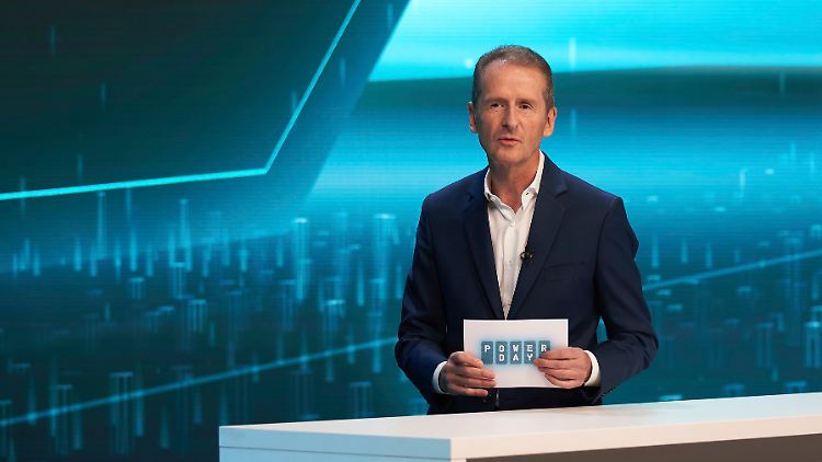 Auf dem "Power Day" verkündet VW-Chef Herbert Diess die Zukunftspläne für den Konzern. Verbrennungsmotoren spielen hier keine Rolle mehr.