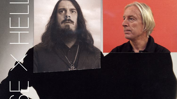Diese beiden sind sich geradezu unheimlich einig: Jonathan Meese und DJ Hell. 