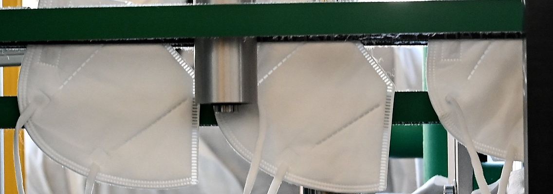 Technisat produziert monatlich nach eigenen Angaben rund 13 Millionen FFP2-Masken.