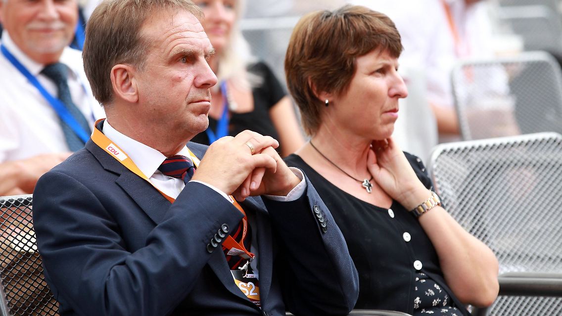 Thüringens früherer Ministerpräsident Dieter Althaus mit Ehefrau Katharina.