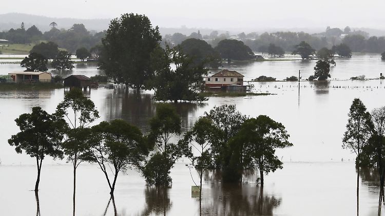 Nach den Buschbränden suchen Australien nun Überschwemmungen heim. 