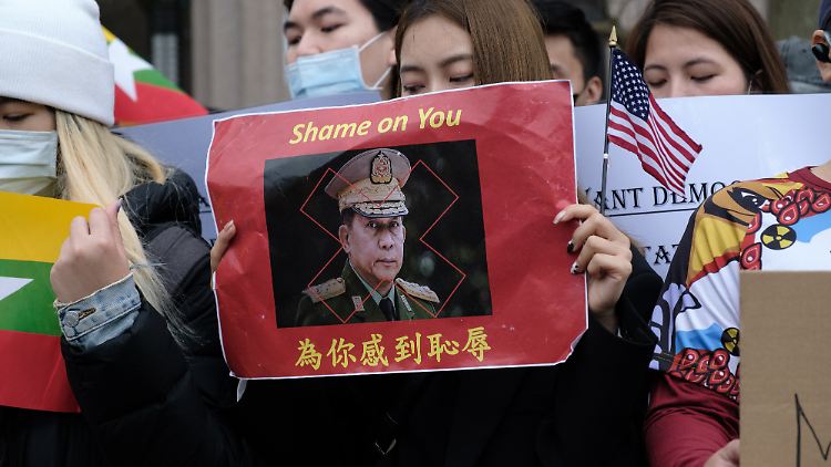 Die Sanktionen richten sich auch gegen Myanmars Armeechef Min Aung Hlaing. 