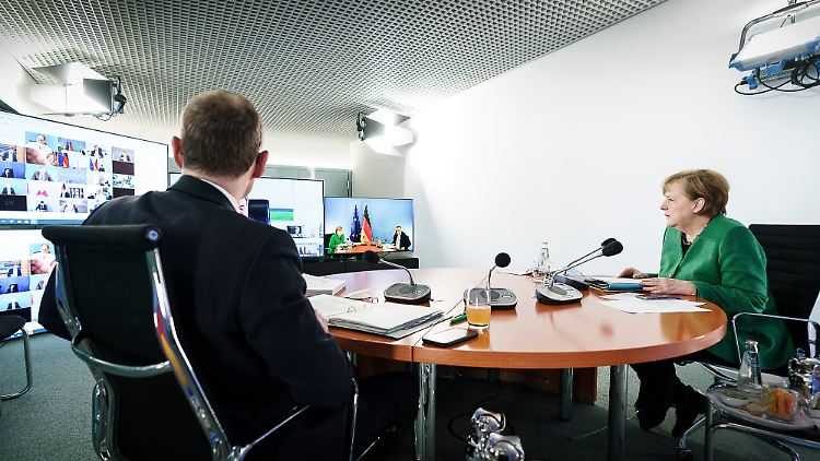 Eine Videokonferenz der eher unangenehmen Sorte.