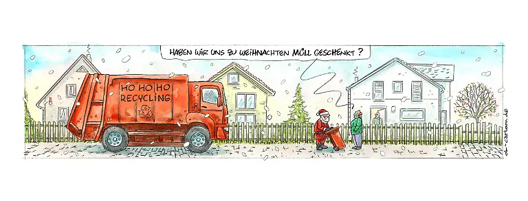 Weihnachtsgeschenke-Muell