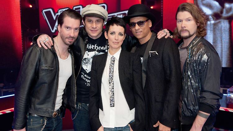 Nena und Xavier Naidoo (2.v.r.) kennen sich nicht zuletzt aus der TV-Show "The Voice of Germany".