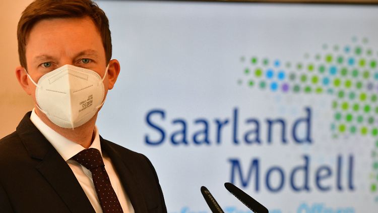Ministerpräsident Hans spricht vom "Saarland-Modell".