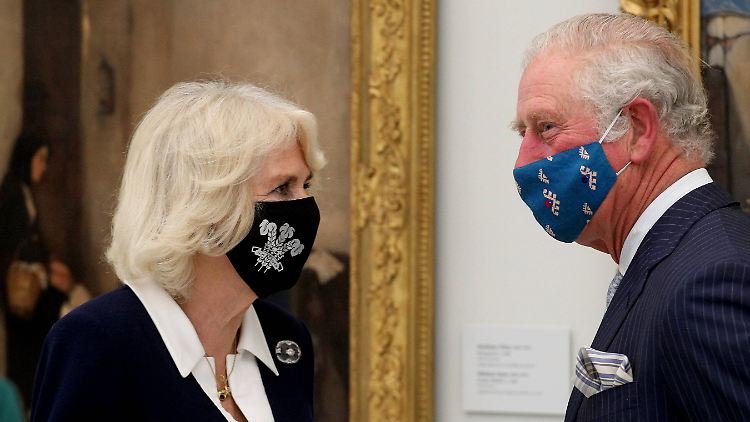 Unter anderem besuchten sie die Nationalgalerie in Athen: Prinz Charles und Herzogin Camilla.