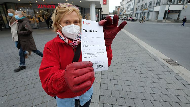 Modellprojekt Tübingen: Mit einem Tagesticket dank negativem Testergebnis ist einiges wieder möglich. 