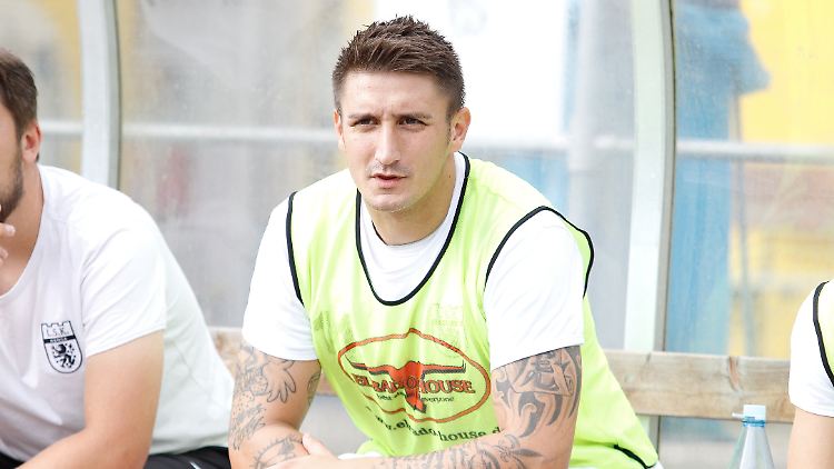 Mustafa Kucukovic bei einem Fußballspiel 2016. Damals spielte er für den Lüneburger SK Hansa.