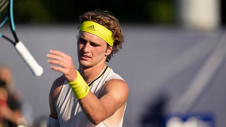 Genervt, sauer: Zverev ist diesmal der Verlierer.