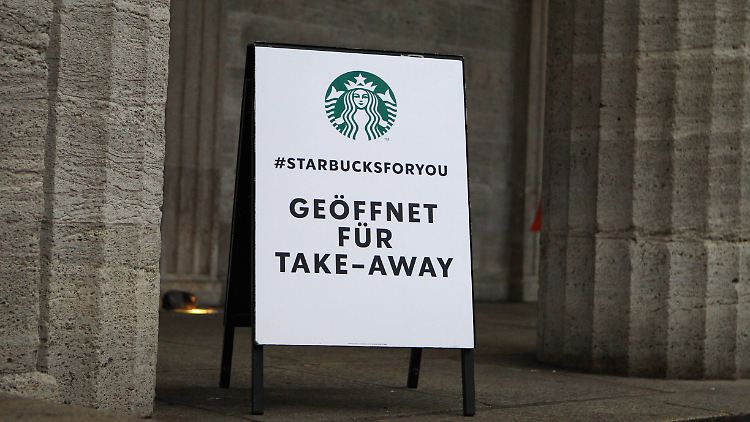 In Deutschland haben die meisten Starbucks-Filialen trotz Corona geöffnet.