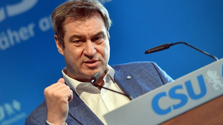 Söder hält sich zu seinen Kanzler-Ambitionen bedeckt.