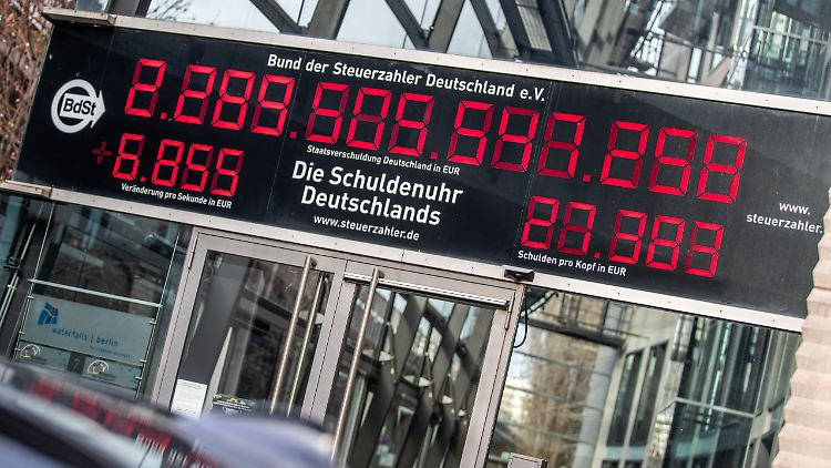 Lange lief die Schuldenuhr des Bundes der Steuerzahler rückwärts. In der Pandemie macht sie einen Riesensprung nach vorn. 