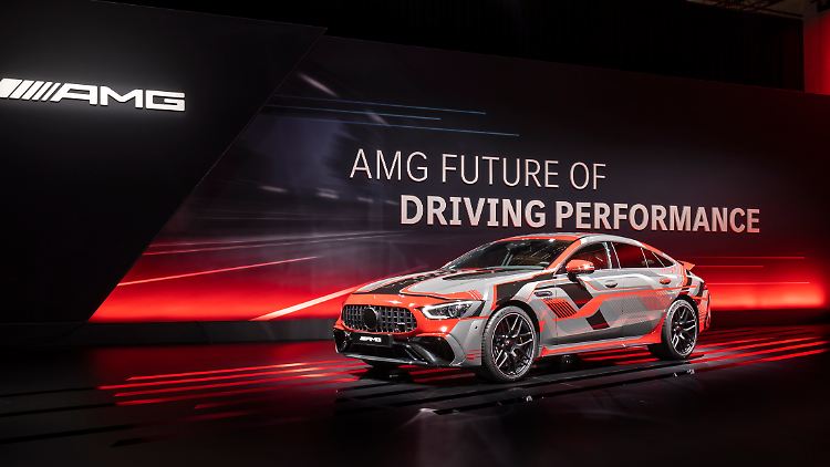Das erste E-Performance-Modell wird ein AMG GT Viertürer sein.