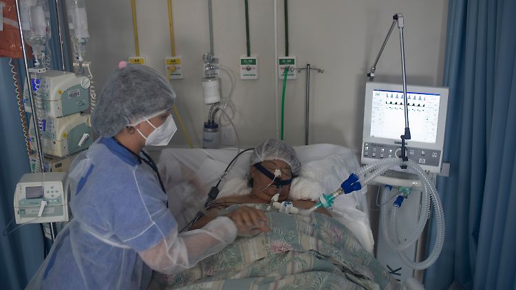 In Brasilien sind viele Patienten, die beatmet werden mussten, gestorben,