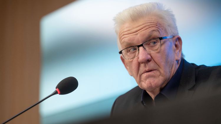 Die Grüne Jugend macht ihm zu schaffen: Winfried Kretschmann.
