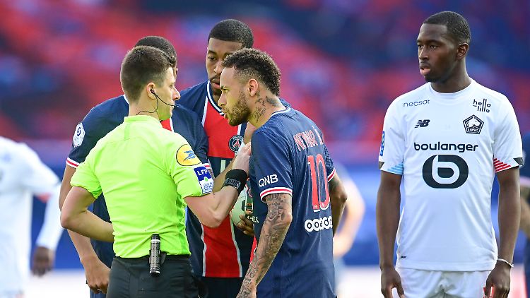 Neymar war unzufrieden.