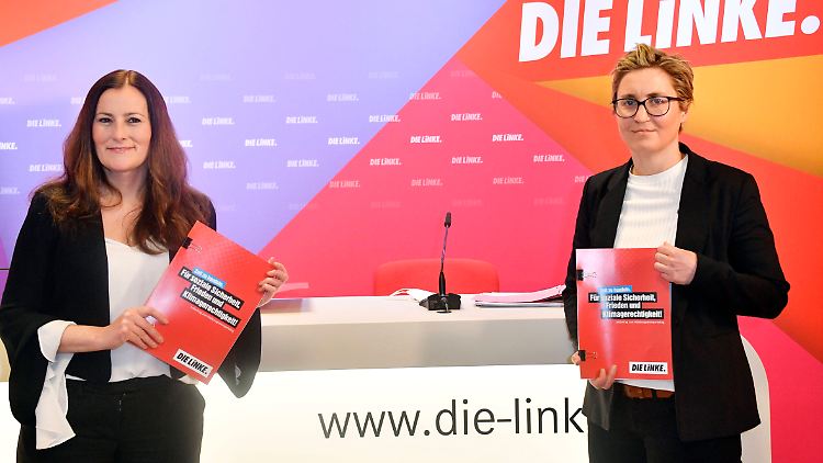 Per Kompromiss in die Regierung? Unter den neuen Vorsitzenden der Linkspartei, Janine Wissler (l.) und Susanne Hennig-Wellsow, korrigiert die Partei ihre ablehnende Position zu Auslandseinsätzen der Bundeswehr ein wenig.