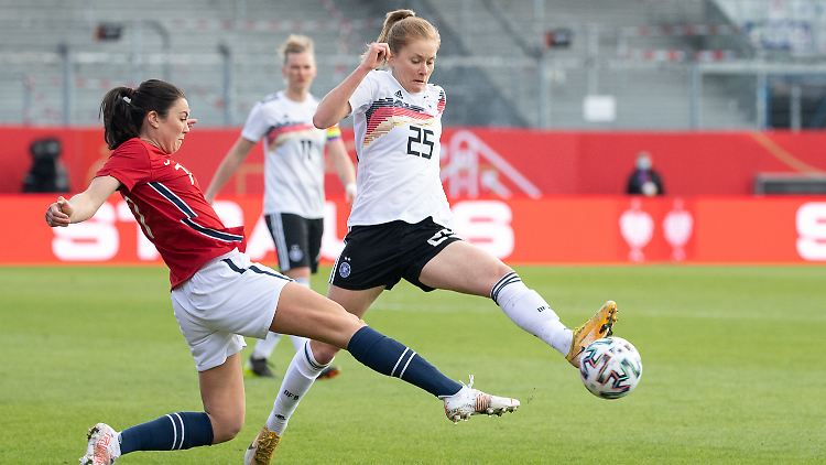 Sjoeke Nüsken ist eines der neuen Gesichter in der DFB-Elf.