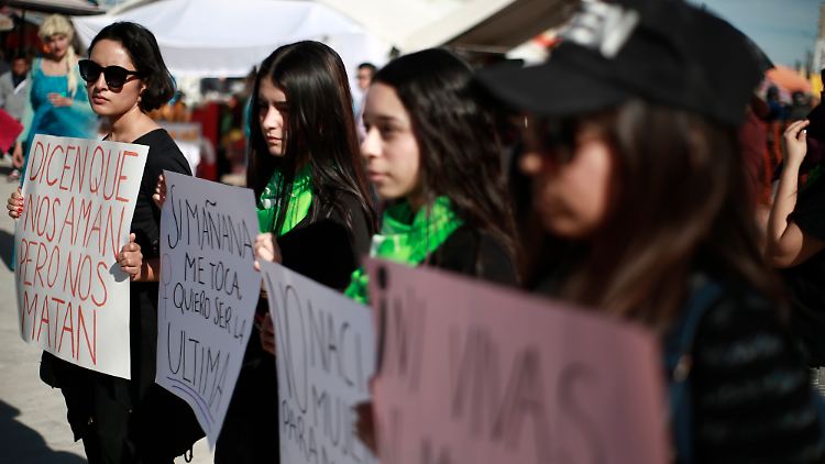 Proteste gegen Femizide in Mexiko: In dem Land werden jeden Tag rund zehn Frauen getötet.