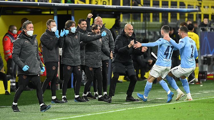 Manchester Citys Pep Guardiola hat dieses Jahr auch in der Champions League viel zu jubeln.
