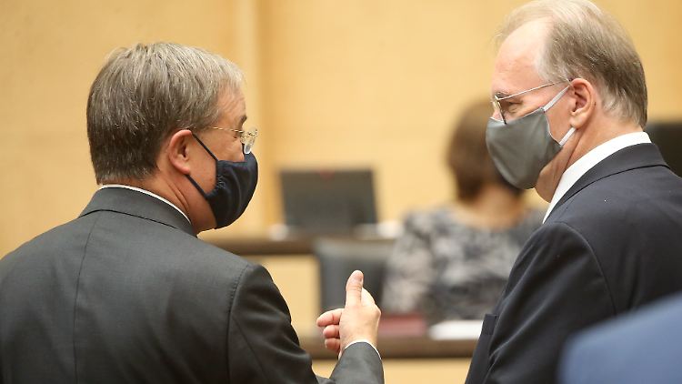 Armin Laschet (l.) und Reiner Haseloff mögen sich vielleicht gut verstehen. Bei Wahlen aber ist jeder sich selbst der nächste.