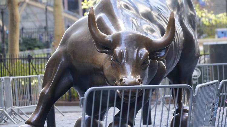 An der Wall Street ist der Bulle los.