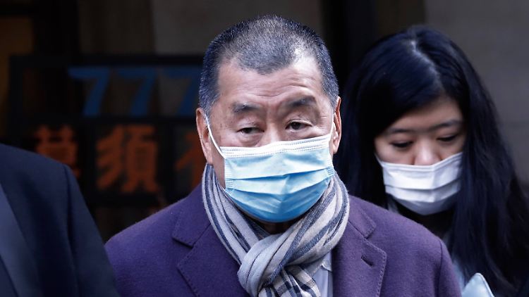 Medienunternehmer Jimmy Lai hatte schon öfters Kontakt mit der Polizei.