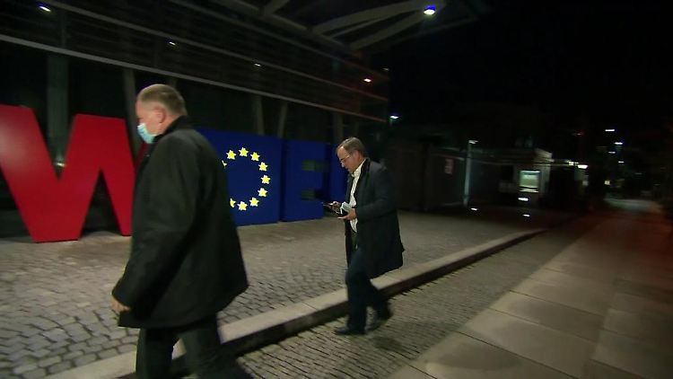 Am Abend kam auch Armin Laschet in Berlin an.