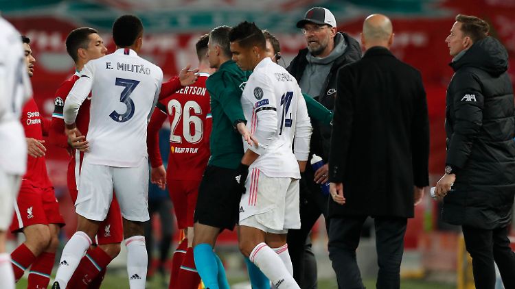 Liverpool und Real Madrid trafen sich jüngst in der Champions League - und sind nun Gründungsmitglieder der Super League.