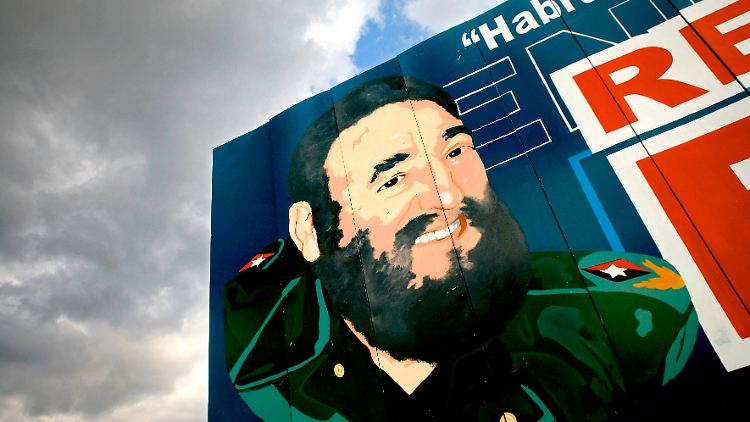 Fidel Castro wird in Kuba immer noch als "máximo líder" verehrt.