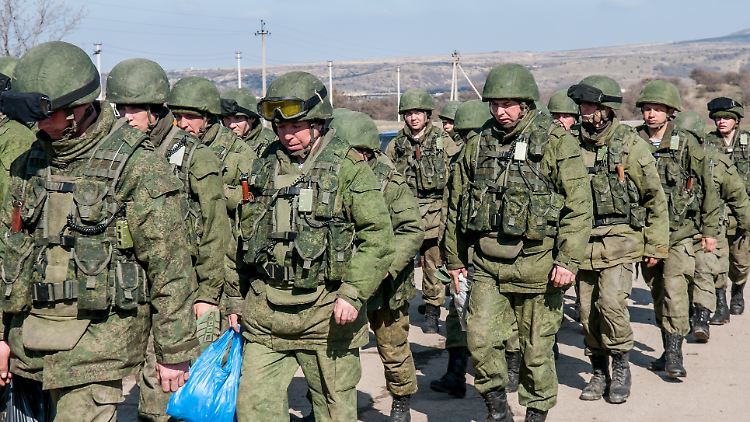 Schon 2014 besetzten russische Soldaten die Krim.