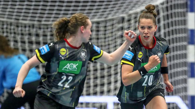 Emily Bölk (rechts) führte die Mannschaft zum Erfolg.