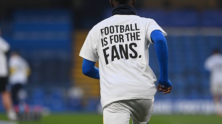 Auch auf dem Platz: Widerstand gegen die Super League.