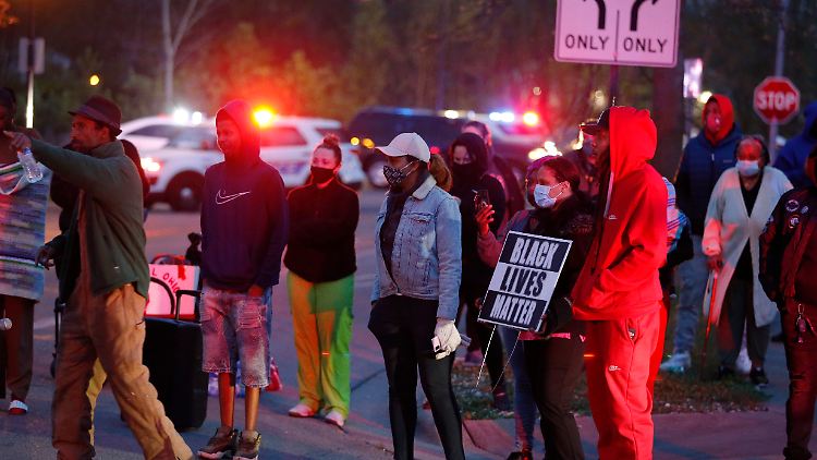 In der Stadt Columbus im Bundesstaat Ohio kam es zu kleineren Protesten.