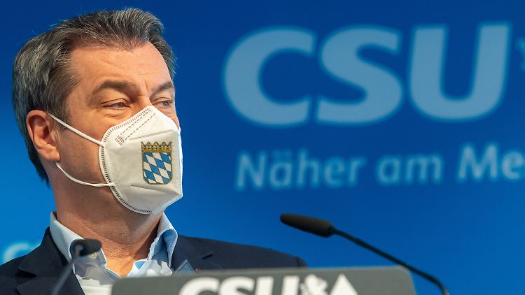 
Söder hält seine Politik im Vergleich mit der von Laschet für "vielleicht etwas progressiver".