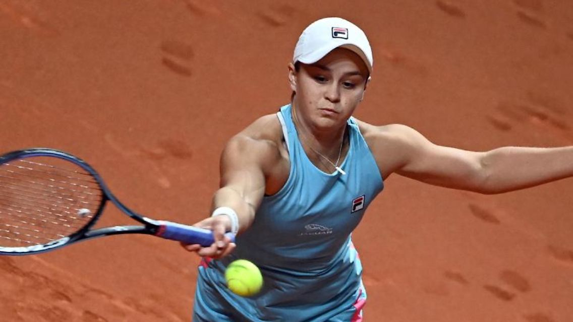Ashleigh Barty in Aktion. Foto: Marijan Murat/dpa