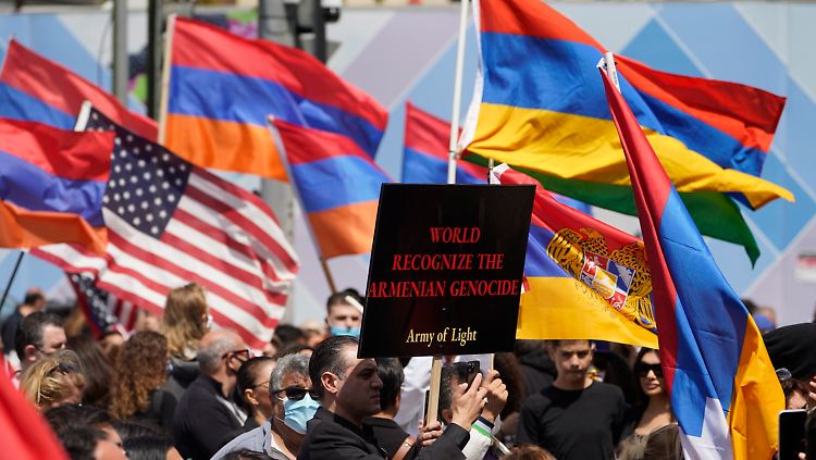 Der 24. April ist in Armenien ein nationaler Trauertag. In den USA protestierten armenischstämmige Amerikaner.