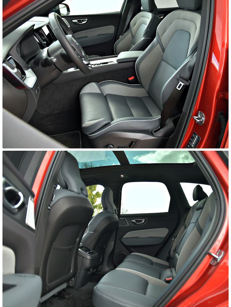 Die Sitze im Volvo XC60 sind unnachahmlich bequem. Selbst in der zweiten Reihe.