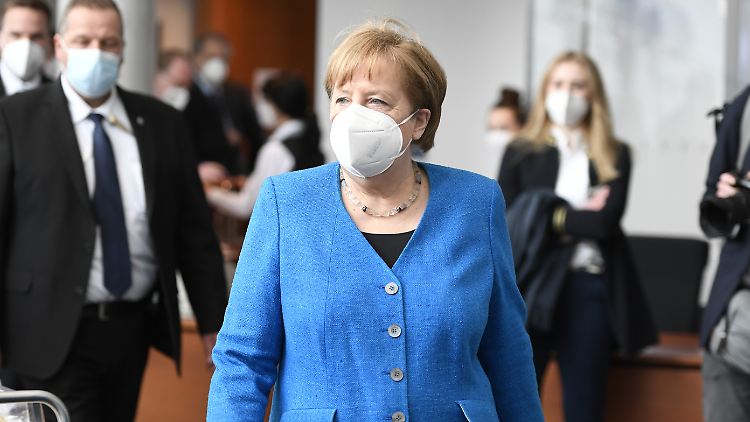 Kanzlerin Merkel trifft sich noch heute mit den Länderchefs - die Rückgabe von Freiheitsrechten an Geimpfte wird ein großes Thema sein.
