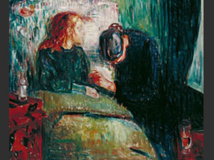 Sollten Kinder von aktiver Sterbehilfe ausgeschlossen sein? Das Bild heißt "Das kranke Kind" ist von Edvard Munch.
