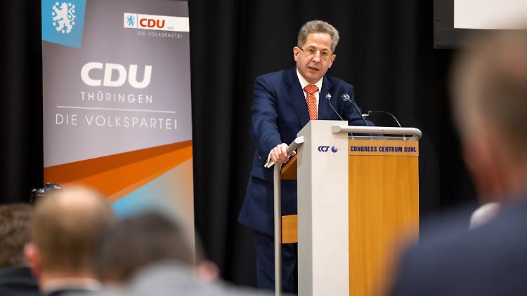 Maaßen war von den Delegierten der vier CDU-Kreisverbände in Südthüringen mit 86 Prozent der Stimmen zum Bundestagskandidaten gewählt worden.