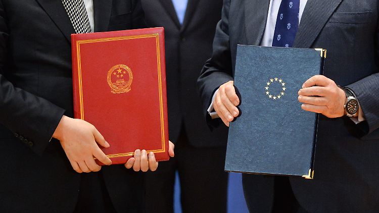Landet zunächst in der Schublade: das EU-China-Investitionsabkommen. 