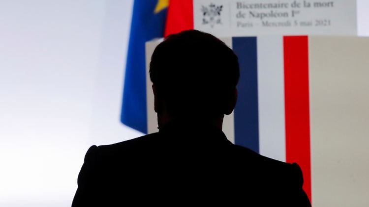 Aufgeklärtes Gedenken: Macron redet zum 200. Todestag von Napoleon.