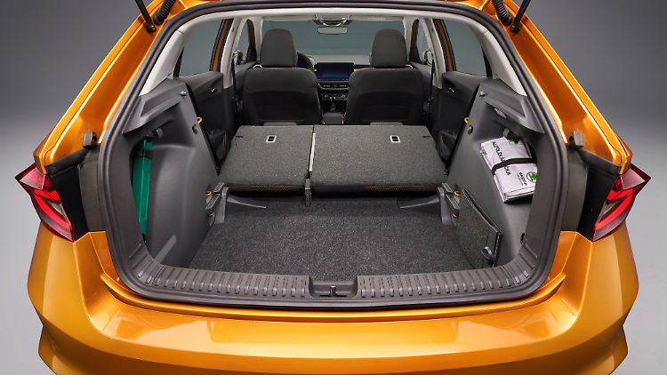 Mit 380 bis 1190 Liter Kofferraumvolumen lässt sich im neuen Skoda Fabia auch einiges verstauen.