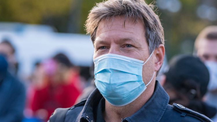 Ist erstgeimpft mit Astrazeneca: Robert Habeck.