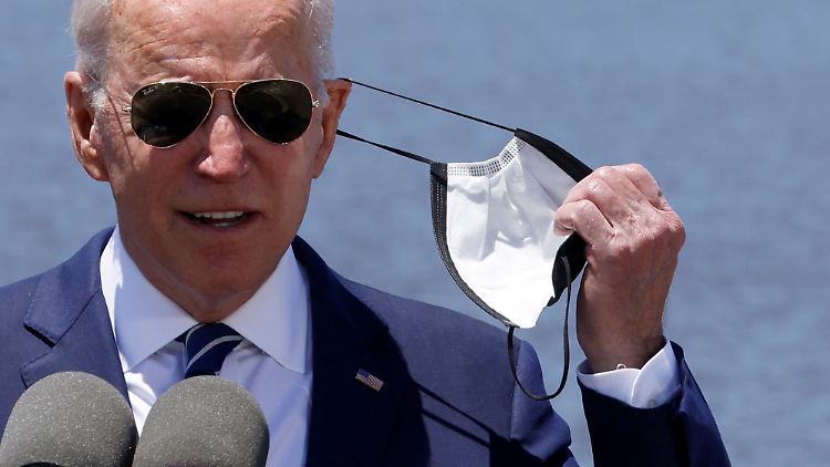 Setzt beim Impfen auf "America first": US-Präsident Joe Biden. 