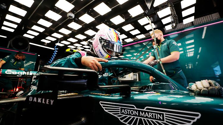 Vettel kommt mit dem Aston Martin anscheinend besser zurecht.